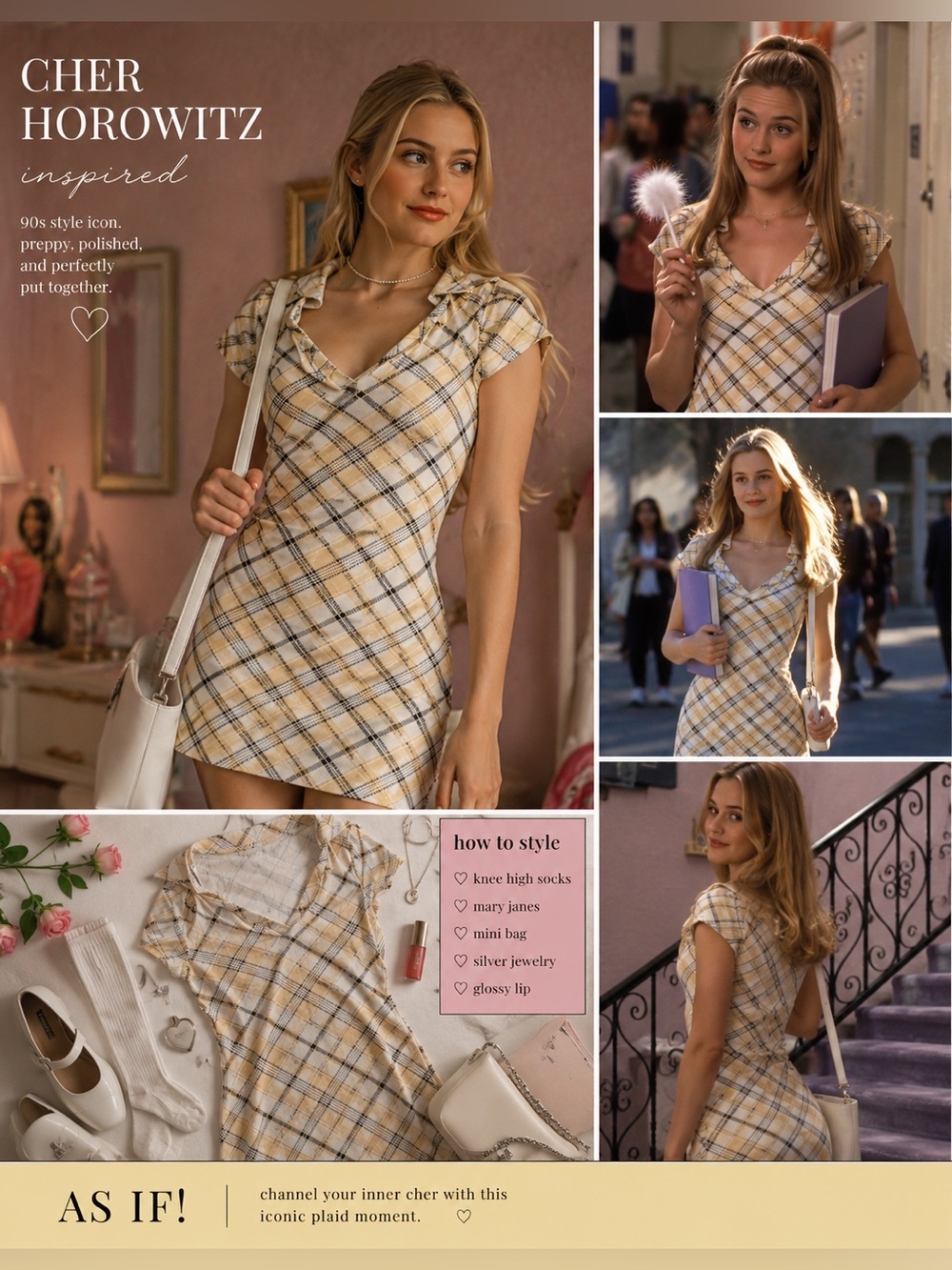No Boundaries Plaid Midi Dress | Size M | 🛍️ Clueless 90’s Cher Horowitz Core